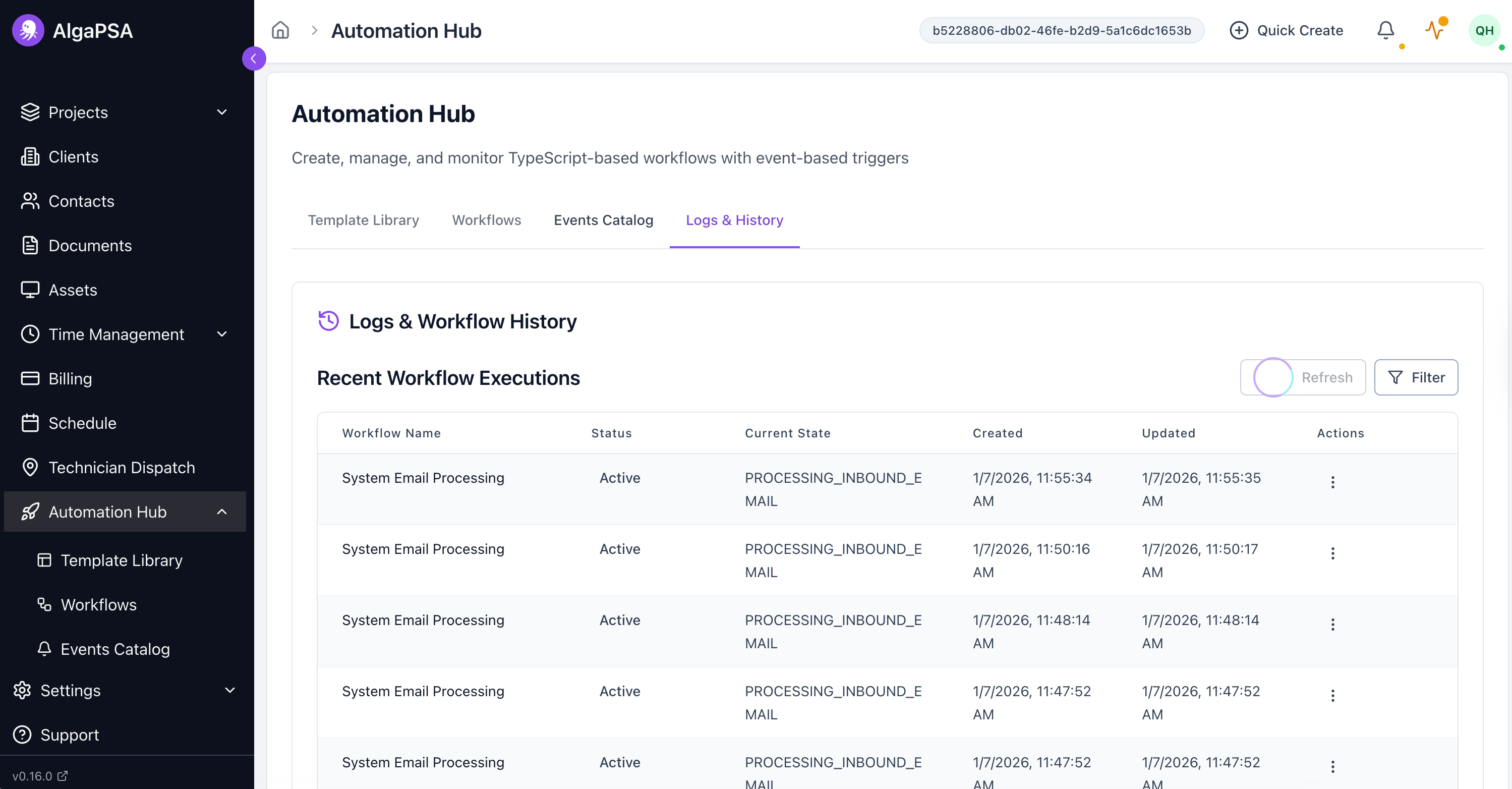 assets workflow slide